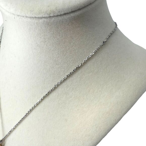 J. Jill Shell Necklace Island Air Pendant Mixed Metal Gold Silver Scallop Ocean - Picture 4 of 14